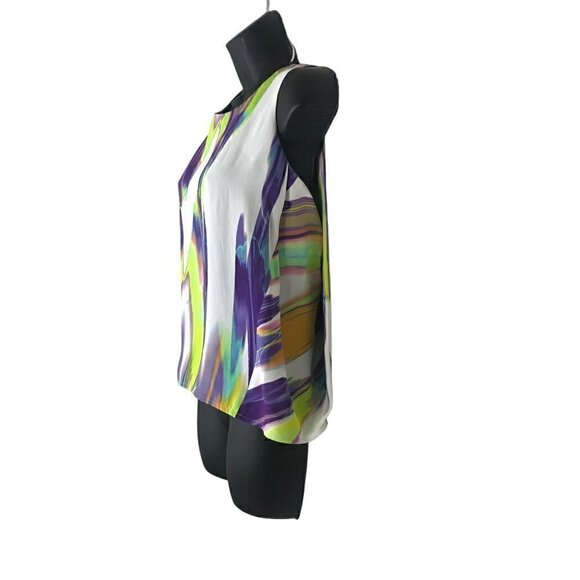 VERONIKA Maine Sleeveless Beautiful Blouse Size 8 - Picture 4 of 7